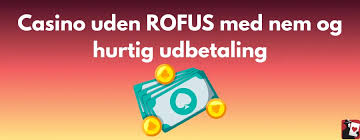 Spil på Casinoer uden ROFUS - Oplev friheden ved online spil